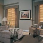 Wood Blinds Sitting Area