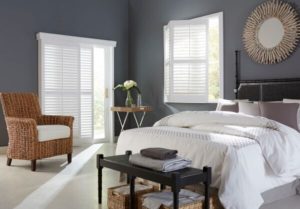 white bedroom shutters in st louis mo