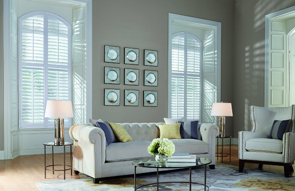 home with window shutters