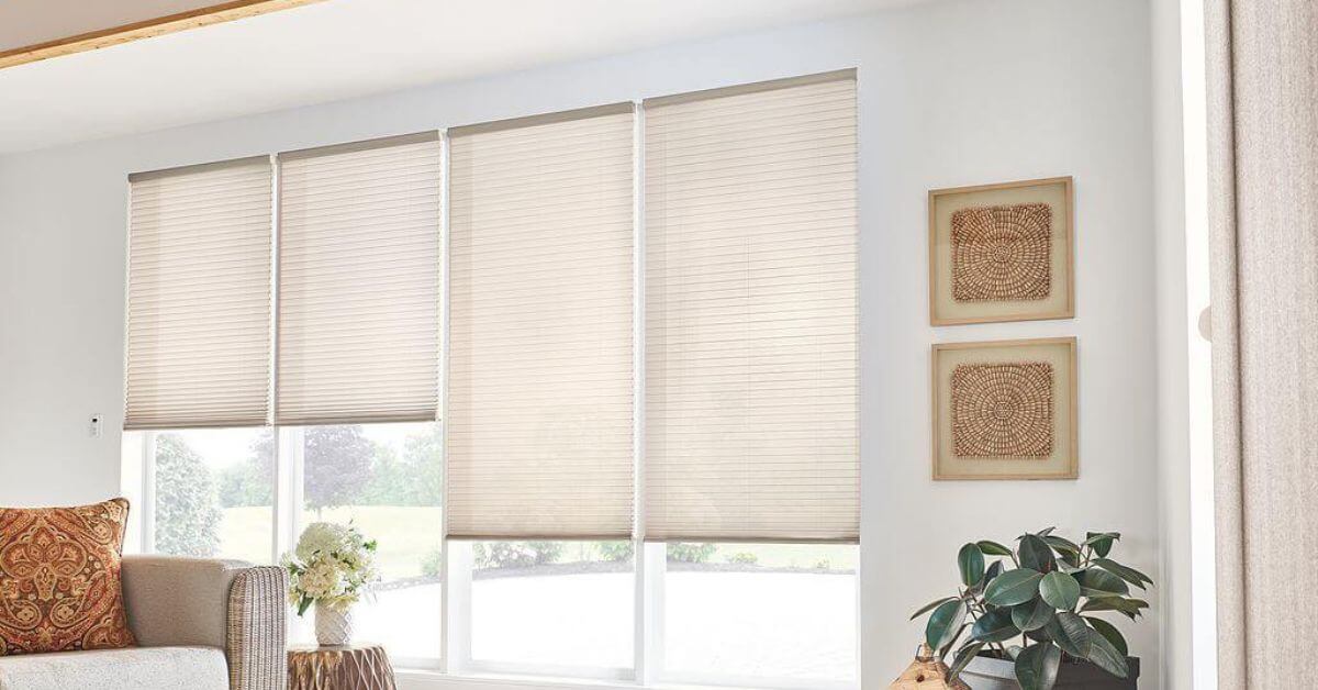 Graber Cellular Shades provides insulation and can blend into your interior.