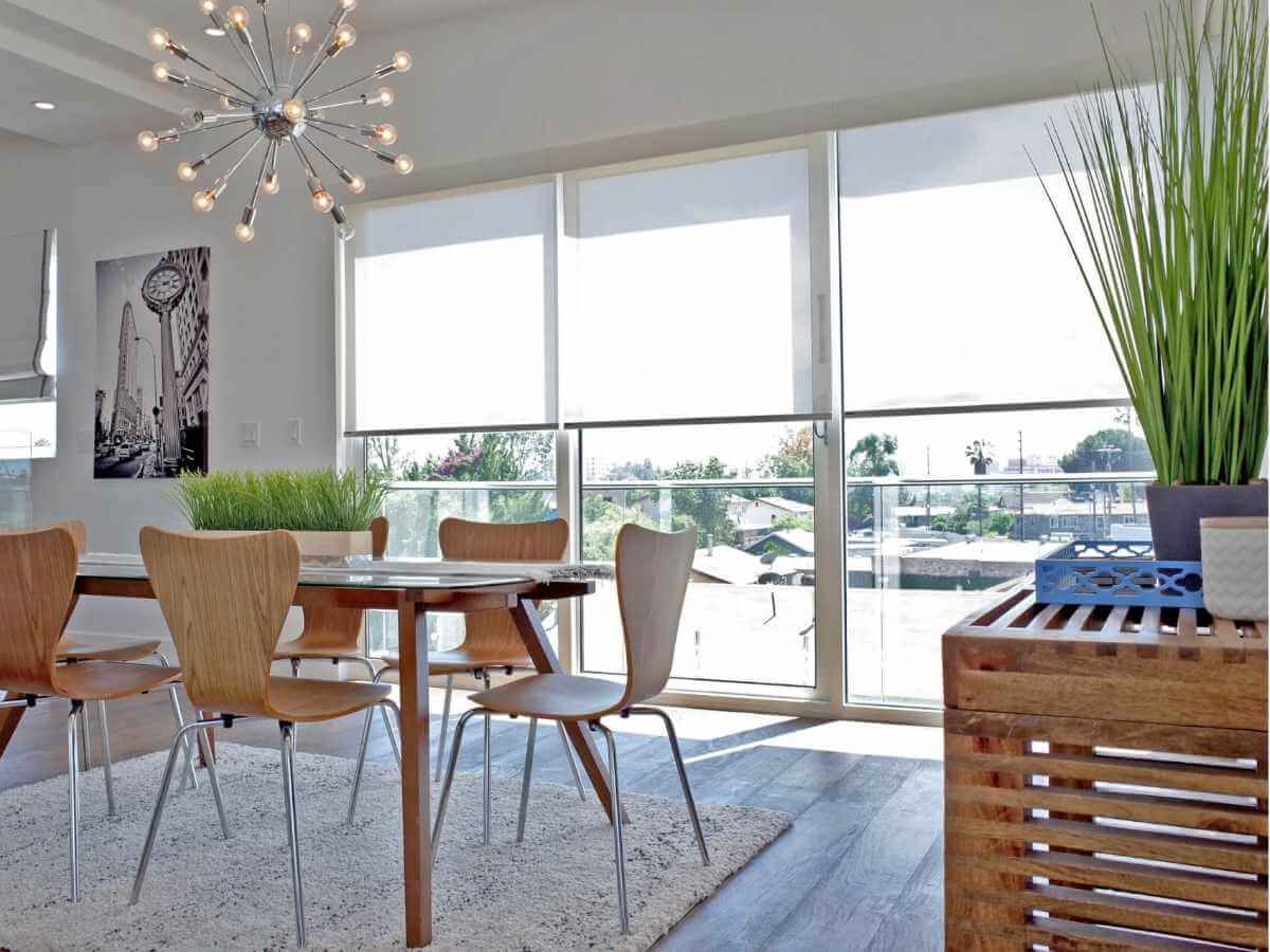 Norman White Roller Shades