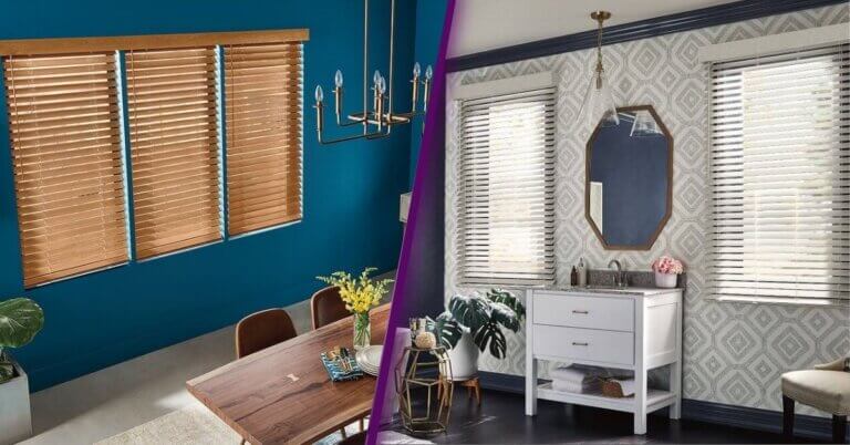 Wood Blinds vs Faux Wood Blinds Made in the Shade St. Louis
