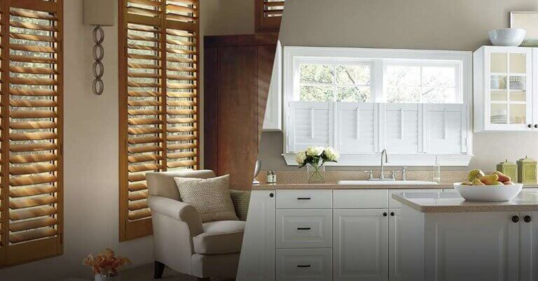 Wood vs. Composite Shutters in a home