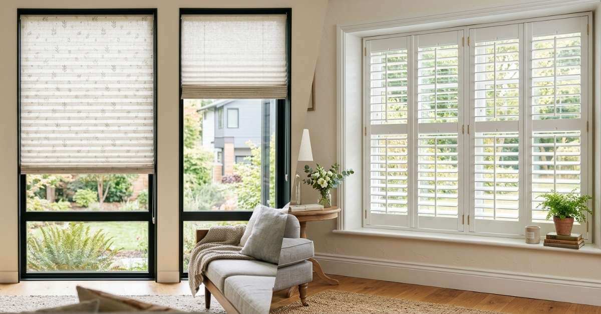 Pleated Shades vs. Shutters (2)